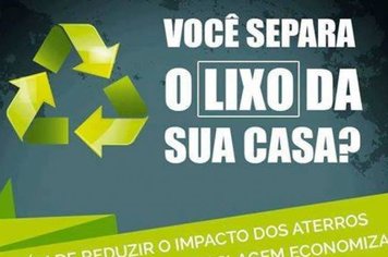 VOCÊ SABE SEPARAR SEU LIXO????