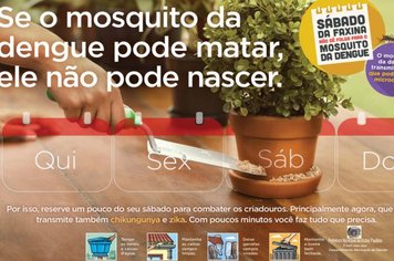 Sábado da Faxina - TODOS CONTRA A DENGUE